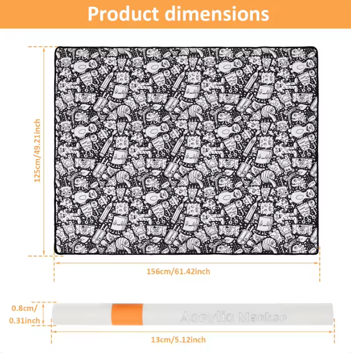 Pumpkinpaint Coloring Blanket